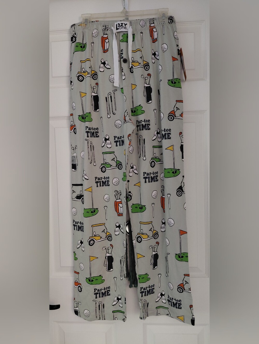 Lazy One Gray 'Par-tee Time' Golf Print Pajama Pants
